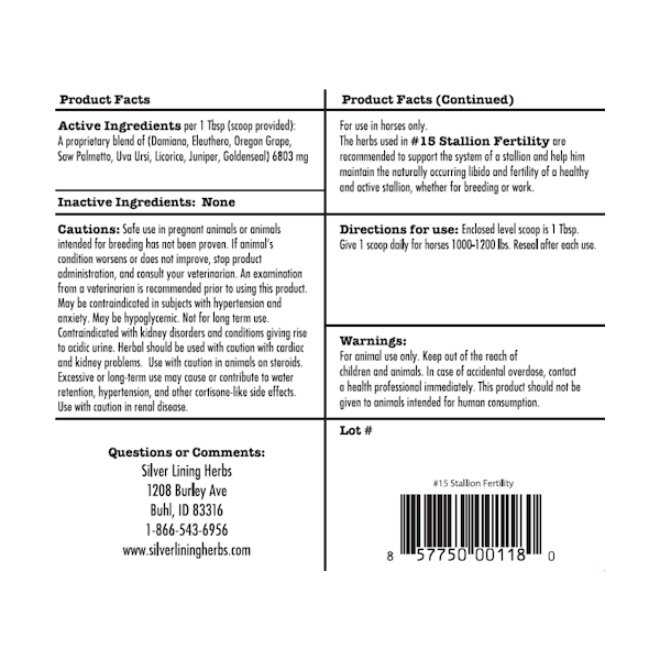 Inra 96 Label Equine Reproduction – Performance Vet Supply